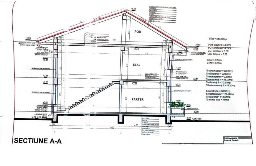 Vila 5 camere cu piscina,teren 618mp,constr.2011,Colentina-Andronache