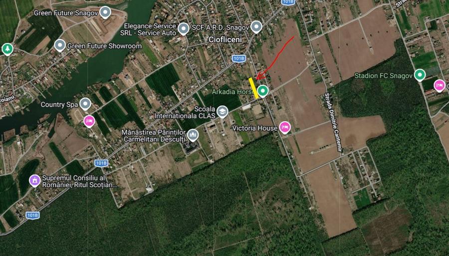 Intravilan Snagov, toate utilitatile in zona I centrul hipic Arcadia!
