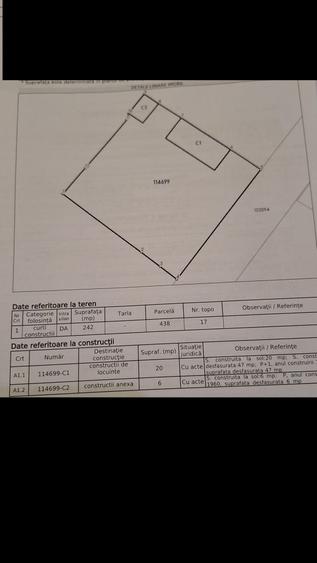 Pantelimon-teren 242mp+casa veche