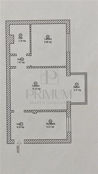 GIROCULUI - 2 CAMERE - ETAJ INTERMEDIAR - RENOVAT - AMENAJAT - BLOC IZOLAT