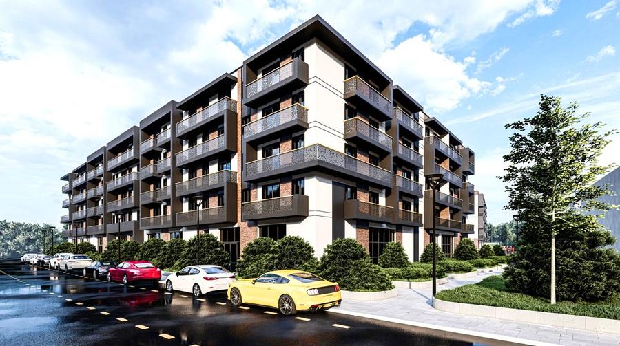 Apartament 1 camera, 41 mp, bloc nou Bucium - Visan, 63.000 euro