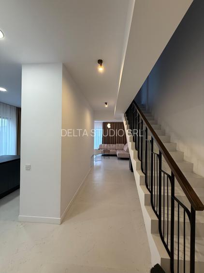 Vila 4 camere curte Corbeanca, Complex rezidential inchis cu piscina proprie - 11