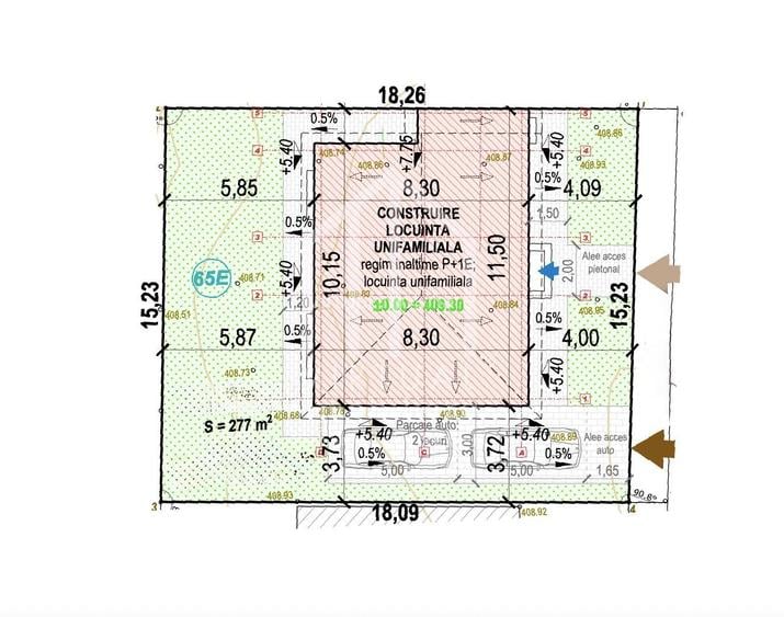 Casa individuala cu 4 camere, 125mp utili, 180mp curte libera - 3