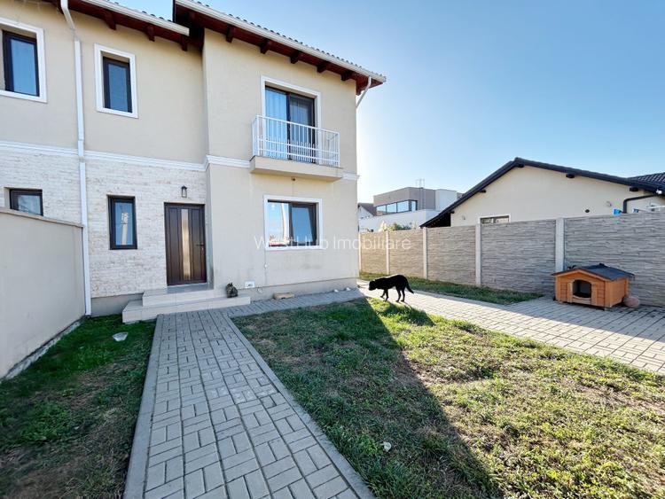 Duplex 3 camere, 90mp utili, 330 teren, mobilat utilat in Mosnita Noua - 18