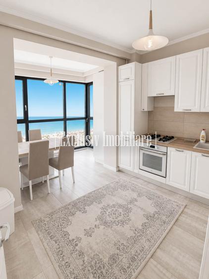 Vedere Frontala la Mare - Apartament Premium 2 camere 70 mp cu Parcare Subterana