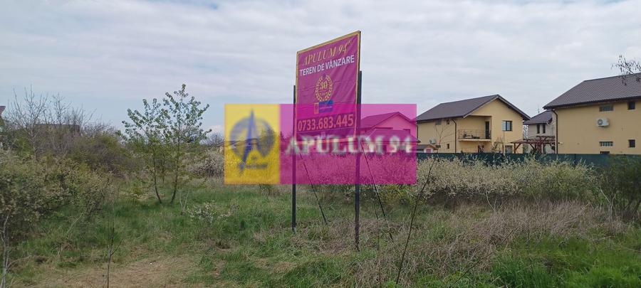 Săbăreni, teren intravilan 3767 mp, cu utilităti