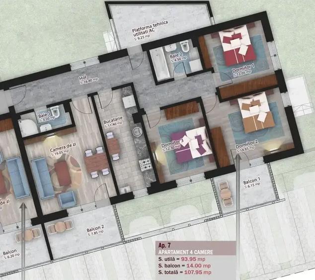 Apartament Lux 4 Camere Stefan cel Mare I Metrou Obor