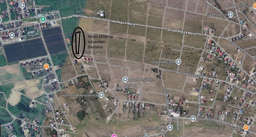 Ocazie! Visan TEREN 1616mp intravilan lot pt constructie casa