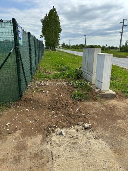 Teren 883 mp la Șoseaua Unirii Balotesti - Utilități - 27m deschidere la sosea. - 5