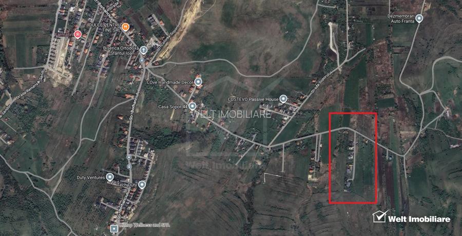 Teren 800mp pt casa individuala, PUZ și HCL colonia Sopor - 3