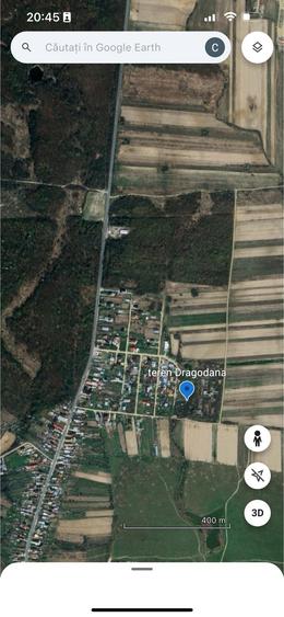 Teren generos cu forma aproape patrata la 15 minute de Targoviste