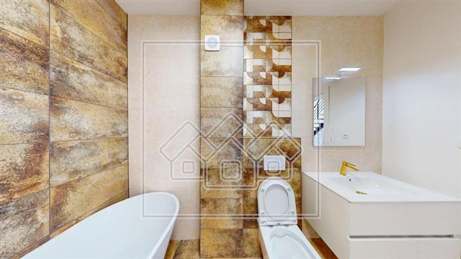 Penthouse cu 3 camere si 2 balcoane - mobilat si utilat complet