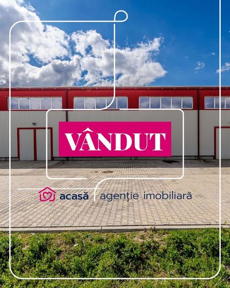 VANDUT - Hala industriala de vanzare in Parc Industrial UTA 2 Arad