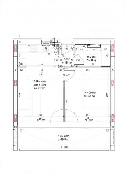 Apartament cu 2 camere Mamaia Nord, mobilat complet, la 250m de Mare - 16