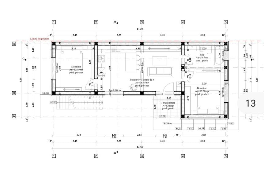 Vand proiect cu autorizație de construcție și casa bătrâneasca in zona Copou, - 7