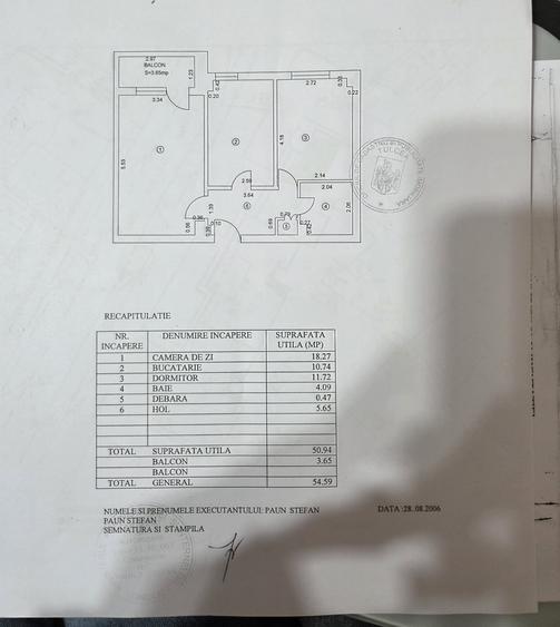 Apartament 2 camere Strada Babadag -Etajul 1