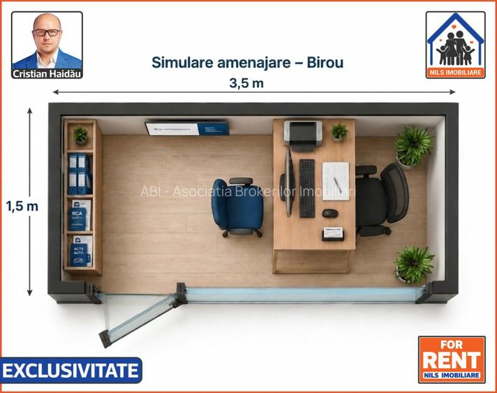 De inchiriat: Spatiu comercial / birou | Stradal pe Stefan cel Mare - 12