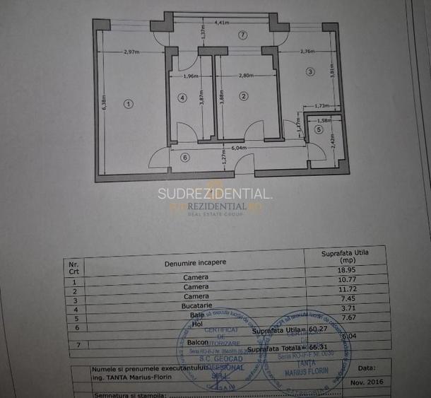 Apartament 3 camere, mobilat si utilat, Drumul Binelui, Comision 0% - 1