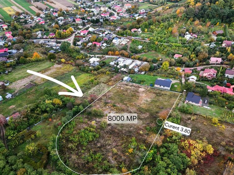De vanzare teren intravilan 8,000 mp Garlenii de Sus / Bacau