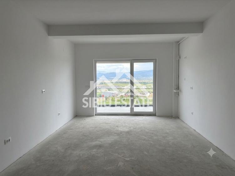 Apartament 2 camere, 54 mp + balcon 6 mp,la 10 min de centrul Sibiului