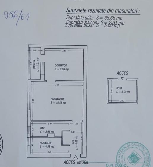 Km 4-5, apartament cu 2 camere nedecomandat