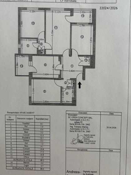 Apartament 4 Camere | 88Mp | Margeanului
