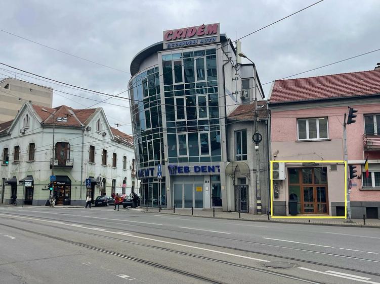 Spațiu comercial de închiriat – Str. Magheru, zonă cu trafic intens