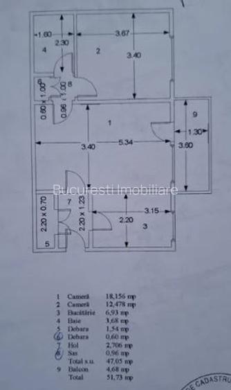 Apartament 2 Camere,Basarabia,Stadionul National,Liber - 8