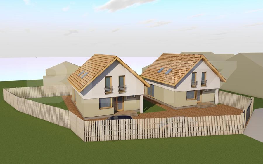 Casa individuala la rosu, 4 camere, 123 mp utili,345 mp teren, Arex