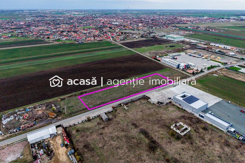 Teren cu acces DN7 și A1, ideal pentru dezvoltări industriale