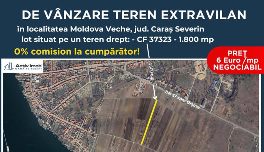 Terenuri Extravilan Moldova Noua – Parcelabile