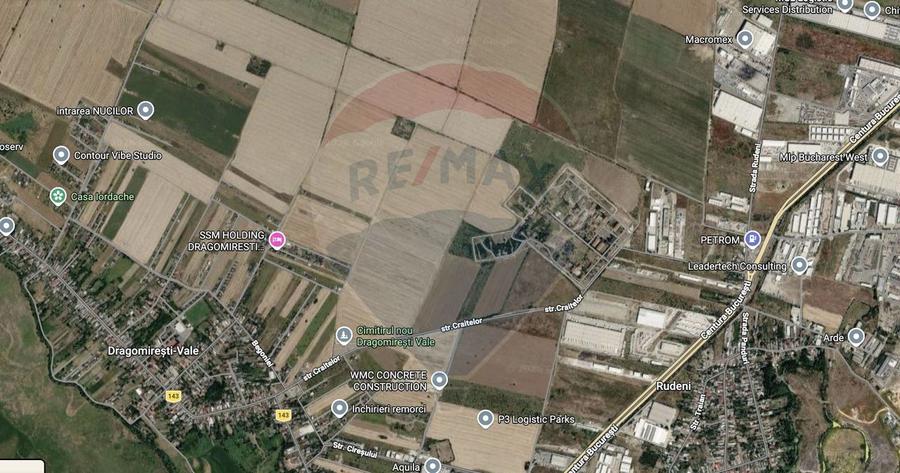 Teren intravilan 10.000 mp, Dragomiresti Vale | CERTIFICAT DE URBANISM