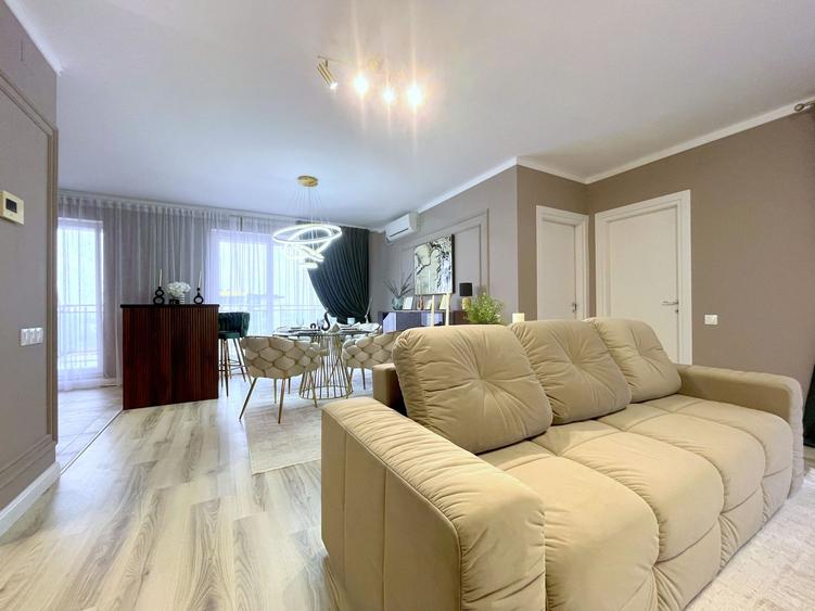 Penthouse modern, vedere panoramica Denya Forest