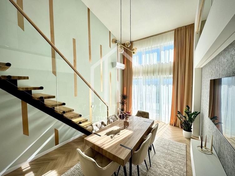 Penthouse cu 5 camere si 3 bai - 118 mp utili - Priveliste superba