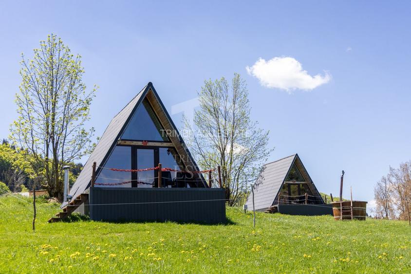 Fundata | Teren intravilan | 7,656 mp + Cabane tip A Frame - 8