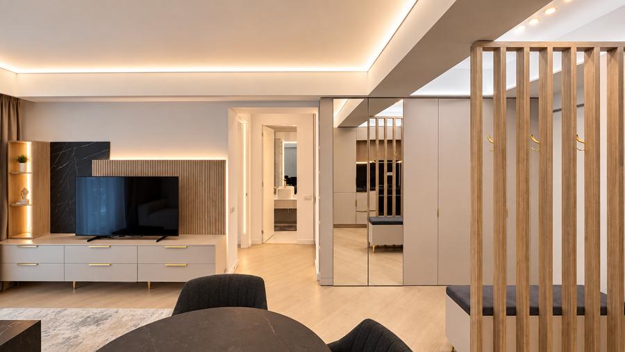 De vanzare | Apartament 2 Camere Mobilat | Cortina North Pipera Voluntari TVA 0
