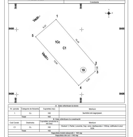 Casa de vanzare in Constanta, central, langa Tomis Mall, comision 0%