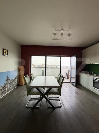 Apartament tip penthouse, 2 camere decomandate, terase panoramice, Rovine