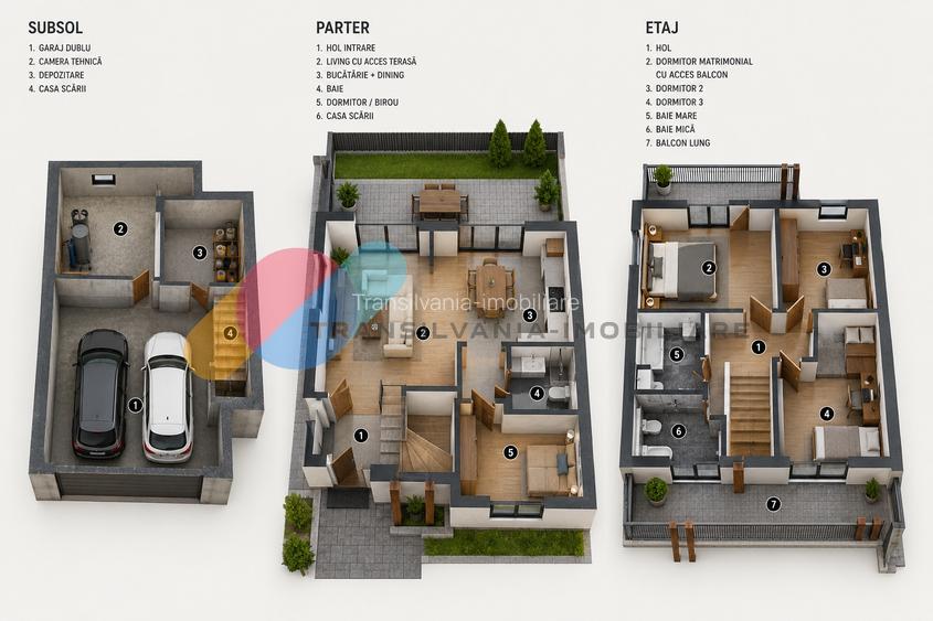Vilă premium în Feleacu | 243 mp utili | Garaj dublu | 500 mp teren - 5