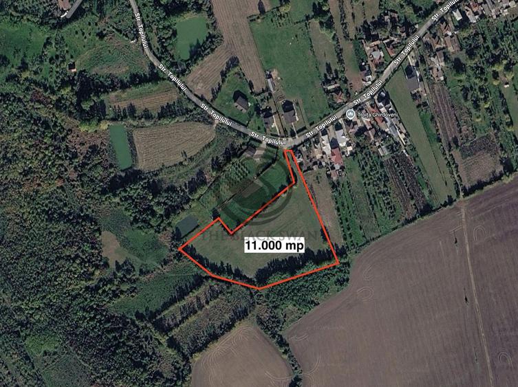 Teren intravilan de vanzare | 11.000 mp | Ghirdoveni | Comision 0%