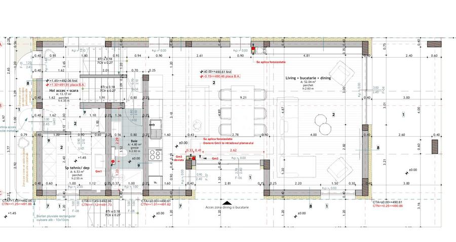 COMISION 0% | Casa individuala - la rosu | 135 mp utili | 586 mp | Corusu
