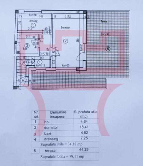 Apartament 1 camera in casa panorama superba si terasa 44mp parcare