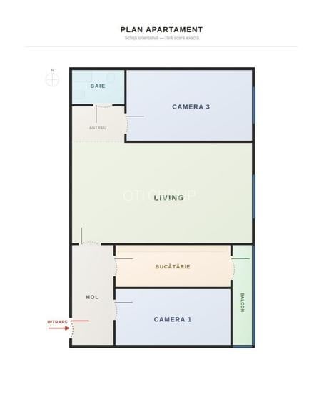 Apartament 3 camere | Gheorgheni – Cluj-Napoca | Etaj 2/4 | Comision 0% - 6