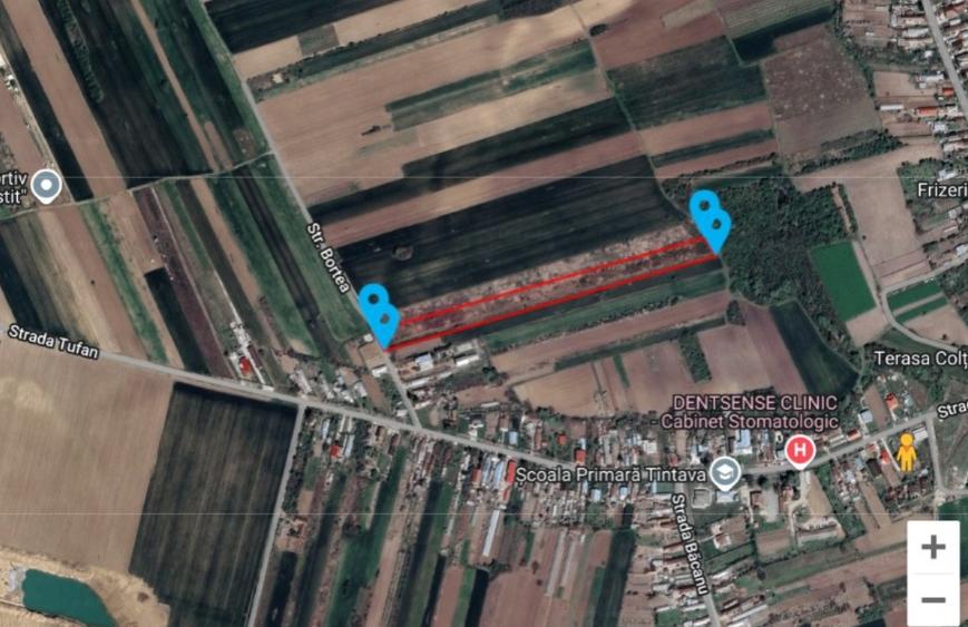 Vand teren in Tintava cu deschidere la PADURE (Gradinari, Giurgiu)