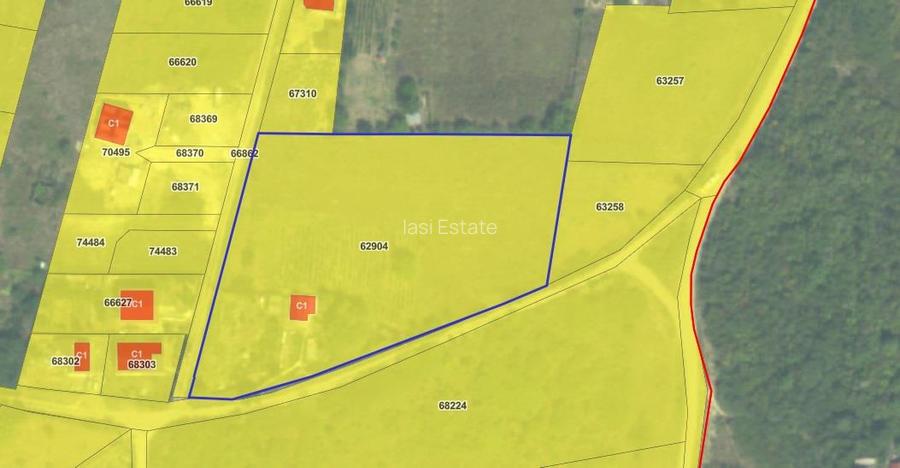 Hlincea str Podgoriei TEREN 6780mp intravilan dezvoltare imobiliara - 2