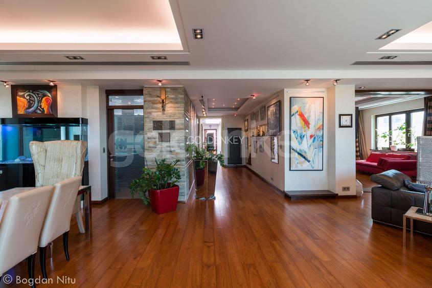 Penthouse unic cu 7 camere,4 bai | vedere panoramica catre parc - 11