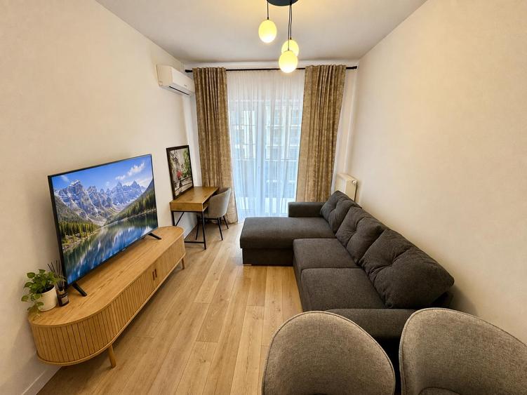 Prima inchiriere, totul nou, apartament modern 2 camere + parcare, Silk District