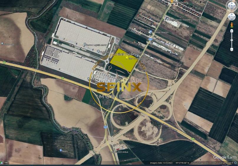 Teren 40000 mp autostrada A1 langa depozitele Emag si CTPark - 4
