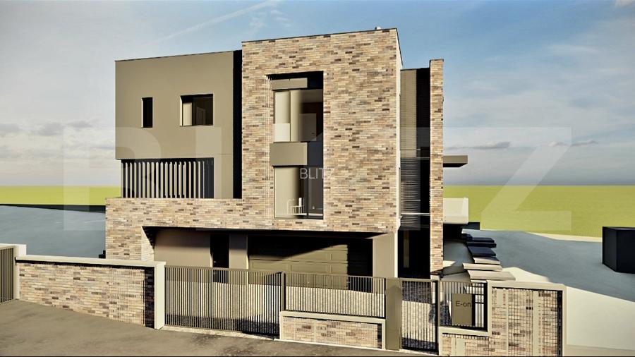 Teren 843 mp, Cartier Europa | Proiect Autorizat Vilă S+P+E | Utilități Incluse - 2