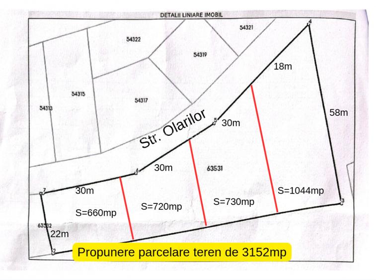 Teren pentru construcție casă cu utilități in Ciolpani-Piscu str. Olarilor - 5